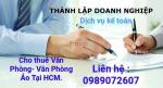 Dịch vụ cho thuê văn phòng ảo trọn gói chỉ 499k/tháng - hồ văn huê, phường 9, quận phú nhuận, tphcm