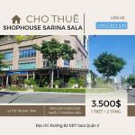 Cho thuê shophouse 1 trệt 2 lầu sarina, kđt sala từ 85 triệu/tháng - mai chí thọ, phường thủ thiêm, quận 2 (tp. thủ đức), tphcm