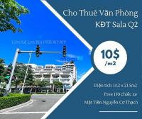 Văn phòng cho thuê 10/m2 tại kđt sala quận 2 - mai chí thọ, phường thủ thiêm, quận 2 (tp. thủ đức), tphcm