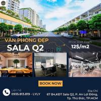 Văn phòng tầng trệt cho thuê tại kđt sala quận 2 - 230m2 - 90 triệu/tháng - mai chí thọ, phường thủ thiêm, quận 2 (tp. thủ đức), tphcm
